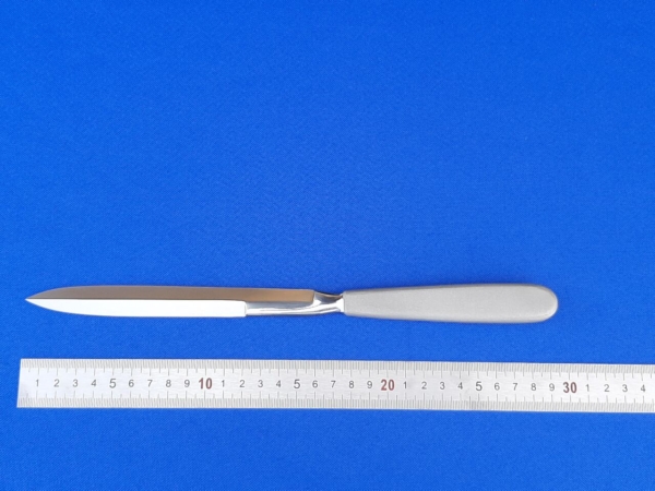 Nóż sekcyjny ostrokończysty obosieczny 290 x 160 mm