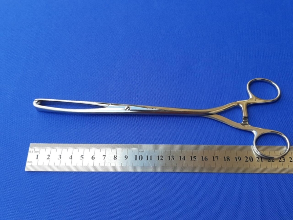 Kleszczyki Museux proste  2x2 ząbki 240 mm polerowane