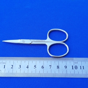 Nożyczki proste końce ostro  ostre 90 mm. MSC -  standard