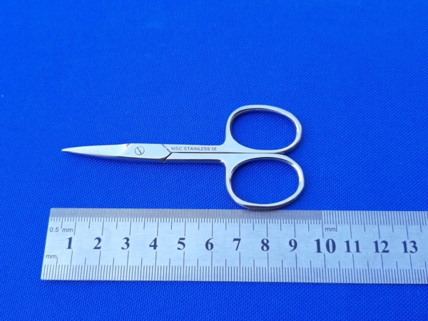 Nożyczki proste końce ostro  ostre 90 mm. MSC -  standard